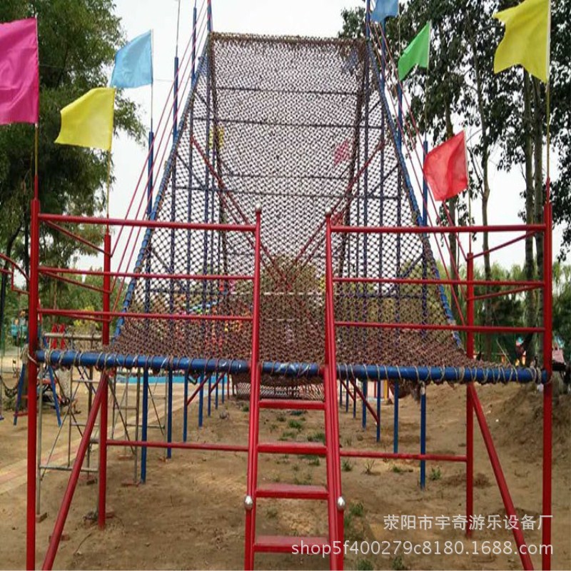 攀爬绳网_儿童体能乐园设备